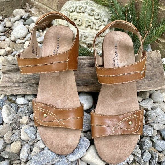 Earth Origins by Keira Tan Wedge Walking Sandal 10 - Picture 2 of 8